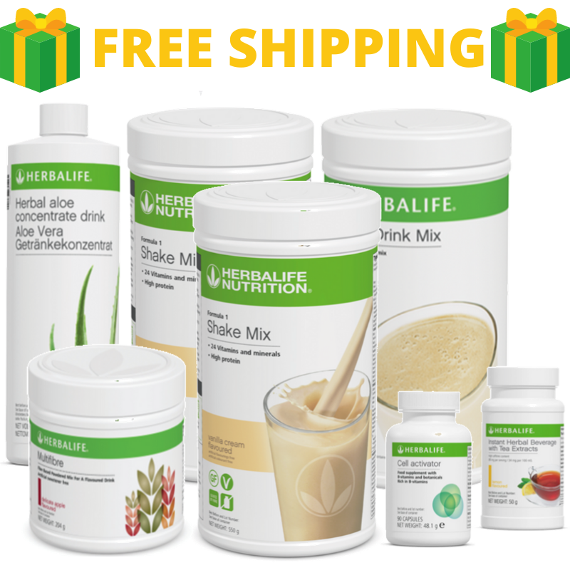NEW Complete Package (2 Formula 1 + PDM + Tea + Aloe + Cell Activator + Multifibre)